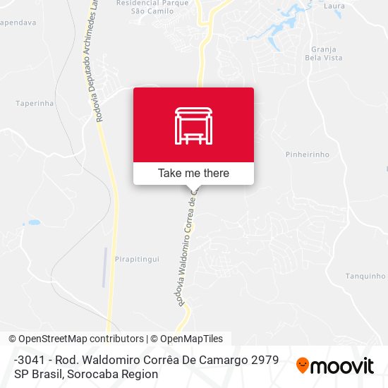 -3041 - Rod. Waldomiro Corrêa De Camargo 2979 SP Brasil map
