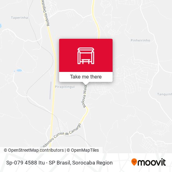 Mapa Sp-079 4588 Itu - SP Brasil