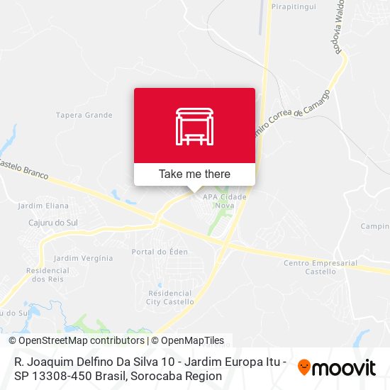 Mapa R. Joaquim Delfino Da Silva 10 - Jardim Europa Itu - SP 13308-450 Brasil