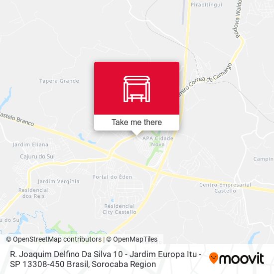 R. Joaquim Delfino Da Silva 10 - Jardim Europa Itu - SP 13308-450 Brasil map