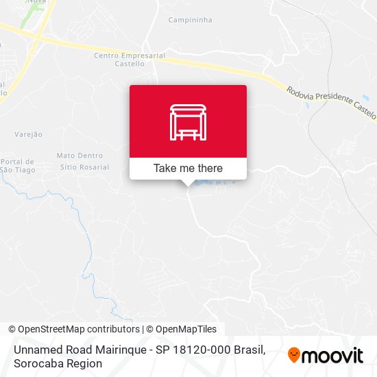 Unnamed Road Mairinque - SP 18120-000 Brasil map