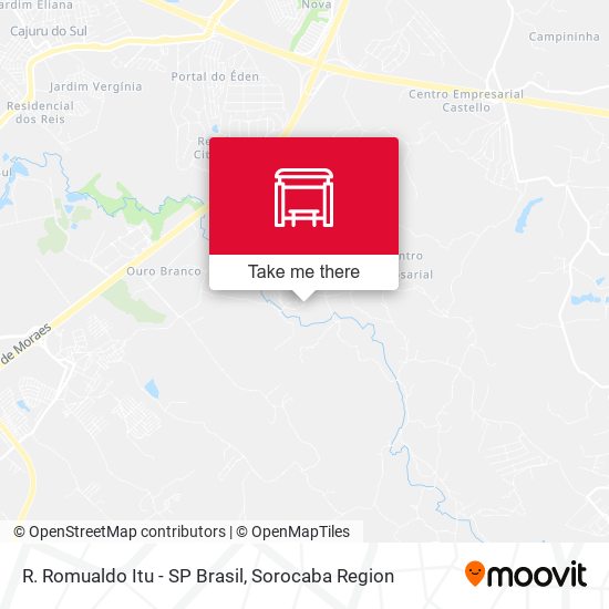 R. Romualdo Itu - SP Brasil map