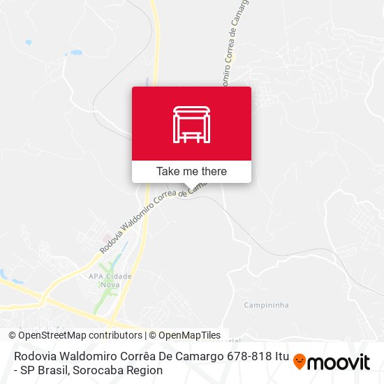 Rodovia Waldomiro Corrêa De Camargo 678-818 Itu - SP Brasil map