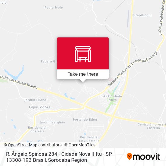 R. Ângelo Spinosa 284 - Cidade Nova II Itu - SP 13308-193 Brasil map