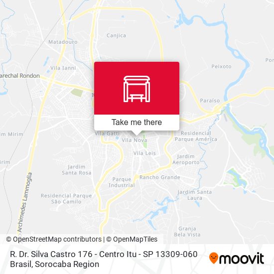 Mapa R. Dr. Silva Castro 176 - Centro Itu - SP 13309-060 Brasil