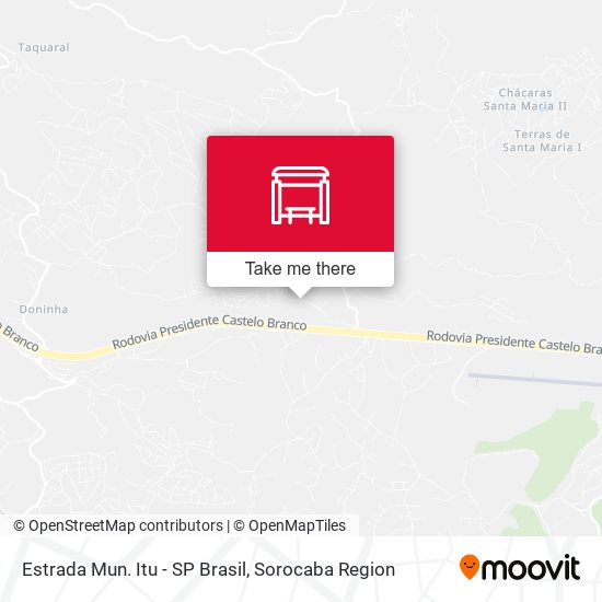 Estrada Mun. Itu - SP Brasil map