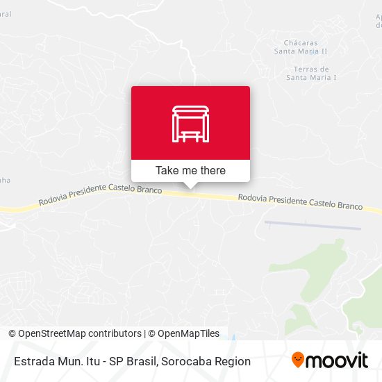 Mapa Estrada Mun. Itu - SP Brasil