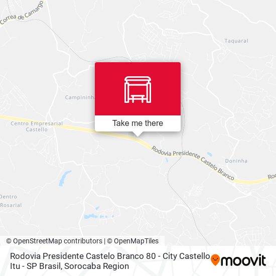 Rodovia Presidente Castelo Branco 80 - City Castello Itu - SP Brasil map