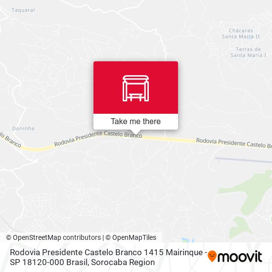 Rodovia Presidente Castelo Branco 1415 Mairinque - SP 18120-000 Brasil map