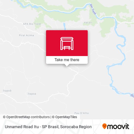 Mapa Unnamed Road Itu - SP Brasil