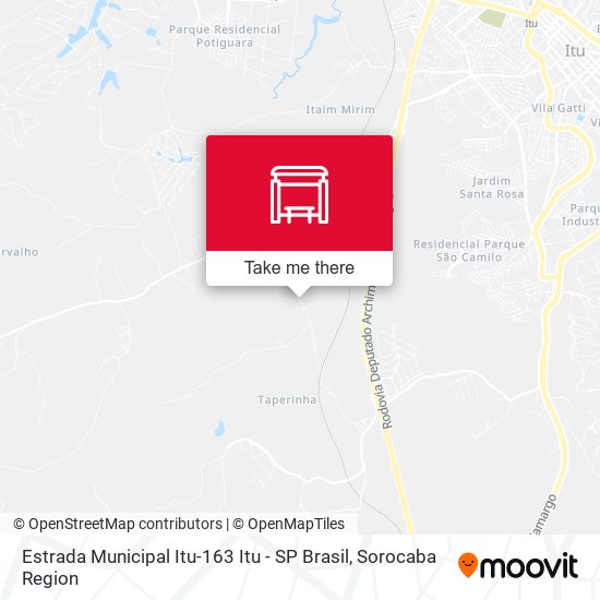 Estrada Municipal Itu-163 Itu - SP Brasil map