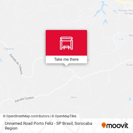Mapa Unnamed Road Porto Feliz - SP Brasil