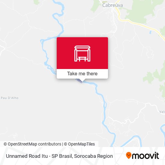 Mapa Unnamed Road Itu - SP Brasil