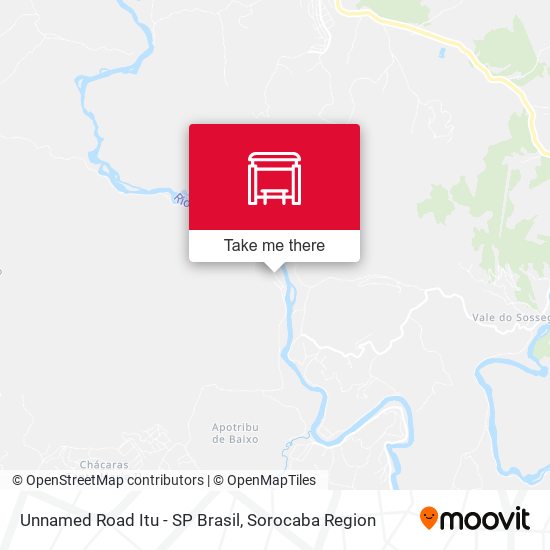 Mapa Unnamed Road Itu - SP Brasil