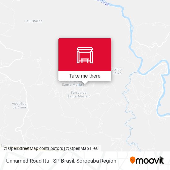 Mapa Unnamed Road Itu - SP Brasil