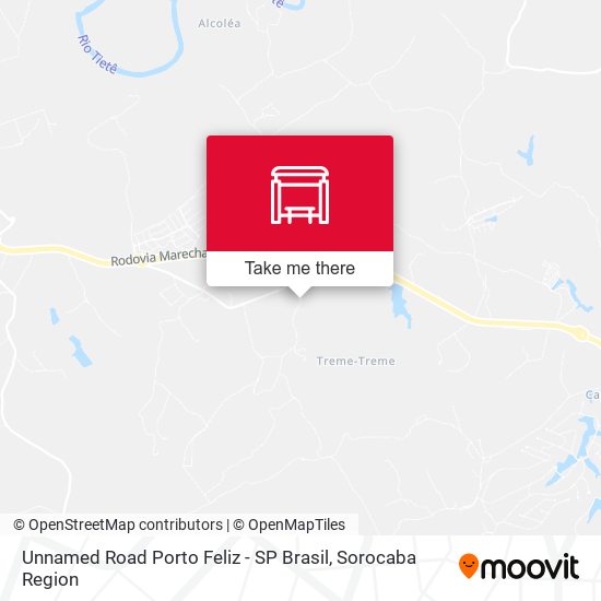 Unnamed Road Porto Feliz - SP Brasil map