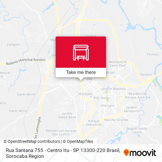 Rua Santana 755 - Centro Itu - SP 13300-220 Brasil map
