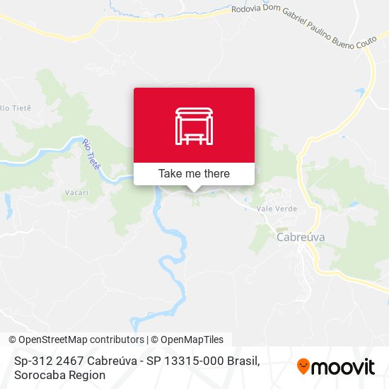 Sp-312 2467 Cabreúva - SP 13315-000 Brasil map