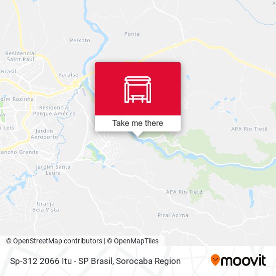 Sp-312 2066 Itu - SP Brasil map