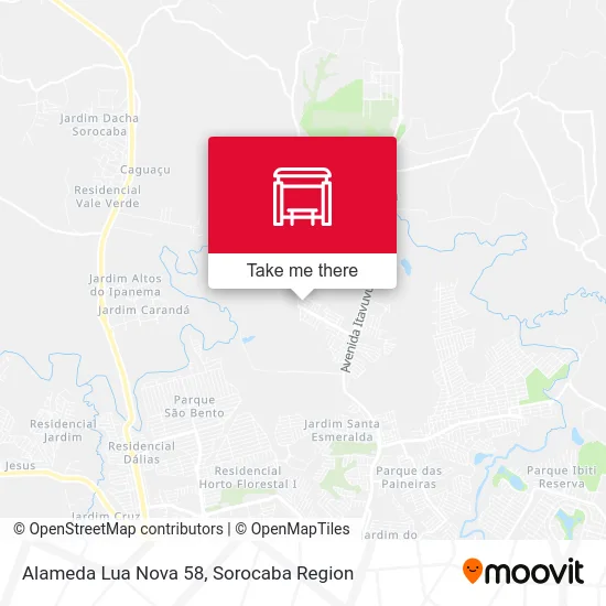 Alameda Lua Nova 58 map