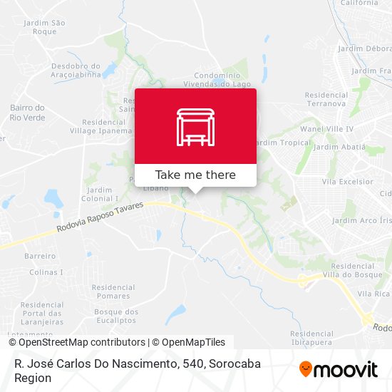 R. José Carlos Do Nascimento, 540 map