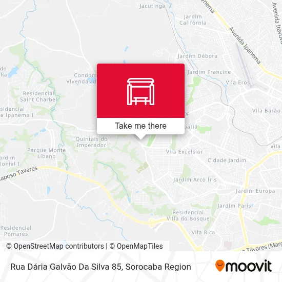 Rua Dária Galvão Da Silva 85 map