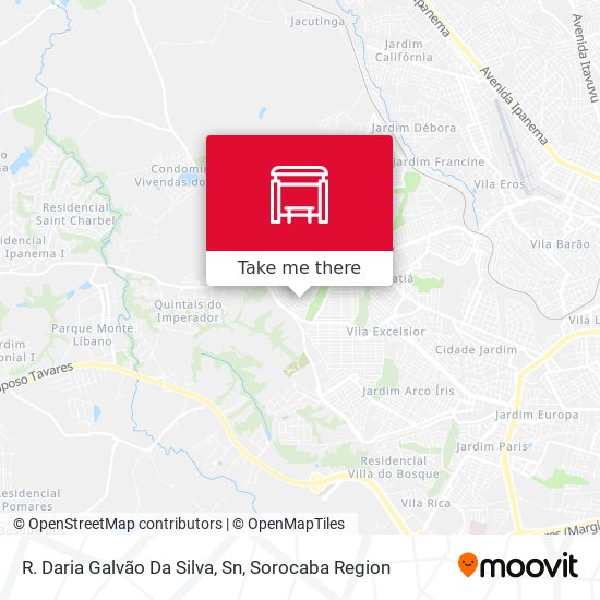 Mapa R. Daria Galvão Da Silva, Sn