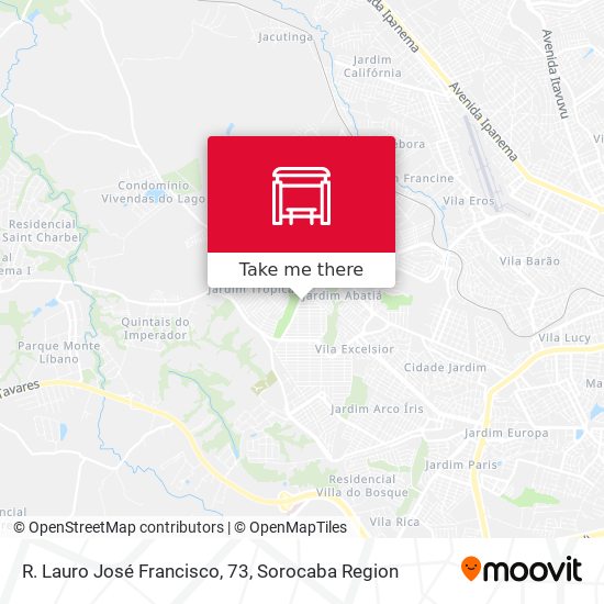 R. Lauro José Francisco, 73 map
