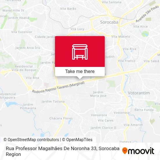 Rua Professor Magalhães De Noronha 33 map