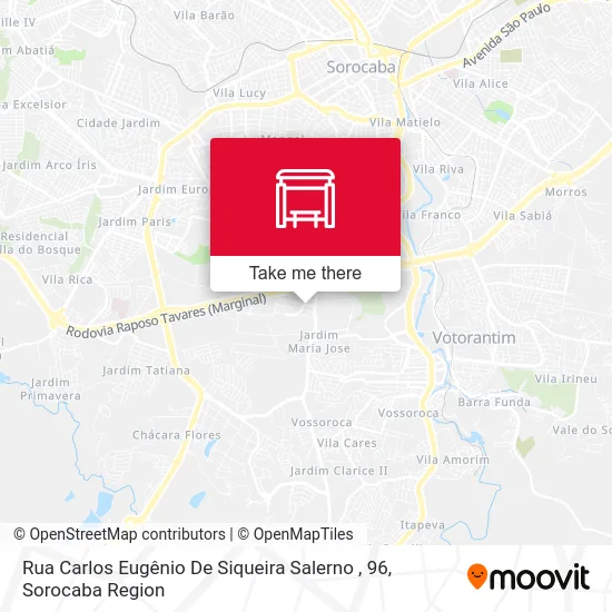 Rua Carlos Eugênio De Siqueira Salerno , 96 map