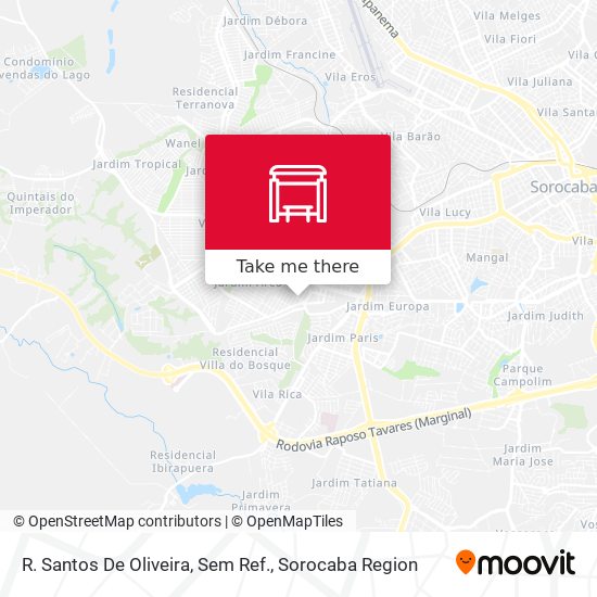R. Santos De Oliveira, Sem Ref. map