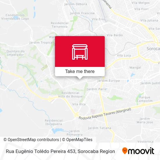 Rua Eugênio Tolêdo Pereira 453 map