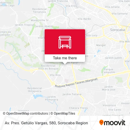 Av. Pres. Getúlio Vargas, 580 map