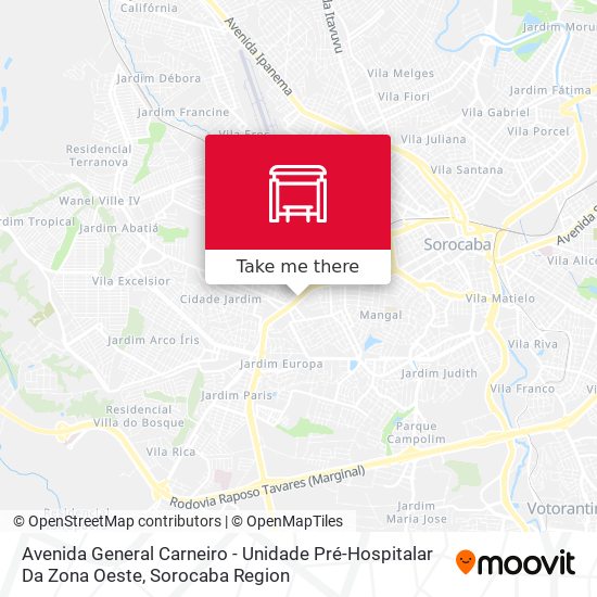 Avenida General Carneiro - Unidade Pré-Hospitalar Da Zona Oeste map