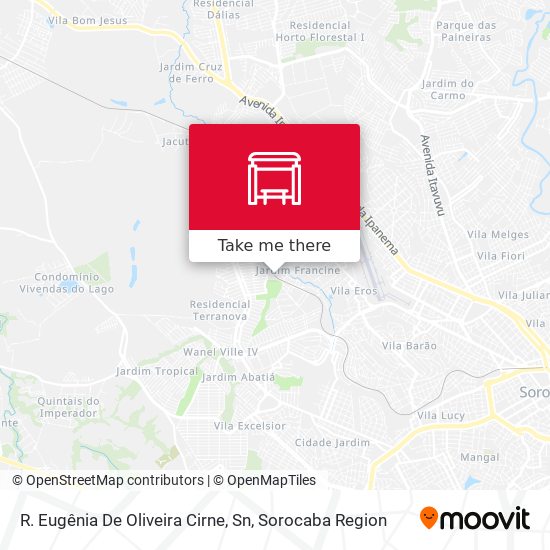 R. Eugênia De Oliveira Cirne, Sn map