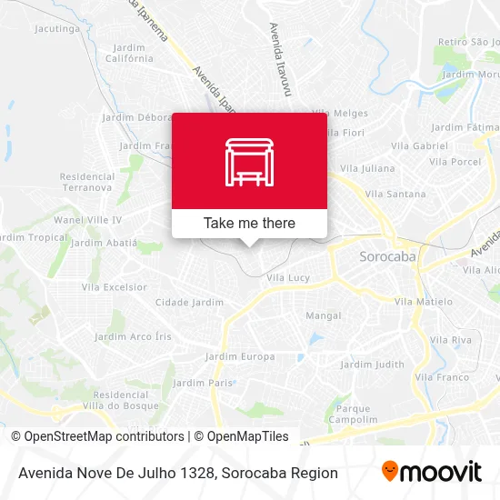 Avenida Nove De Julho 1328 map