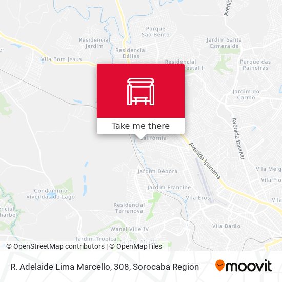 R. Adelaide Lima Marcello, 308 map