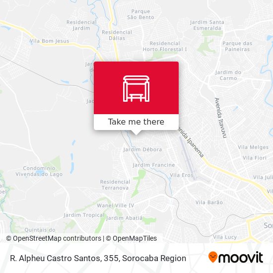 R. Alpheu Castro Santos, 355 map
