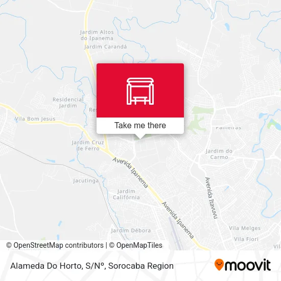 Alameda  Do Horto, S/Nº map