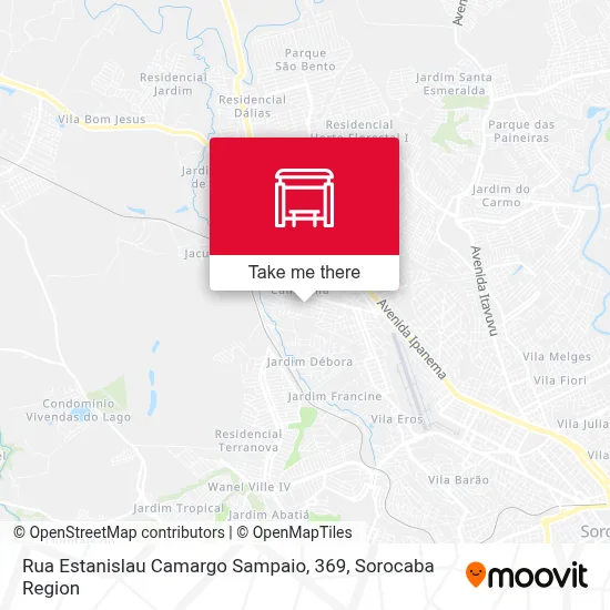 Rua Estanislau Camargo Sampaio, 369 map