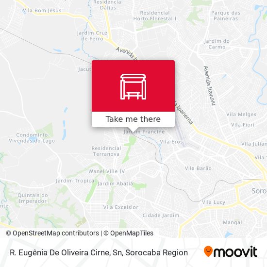 R. Eugênia De Oliveira Cirne, Sn map