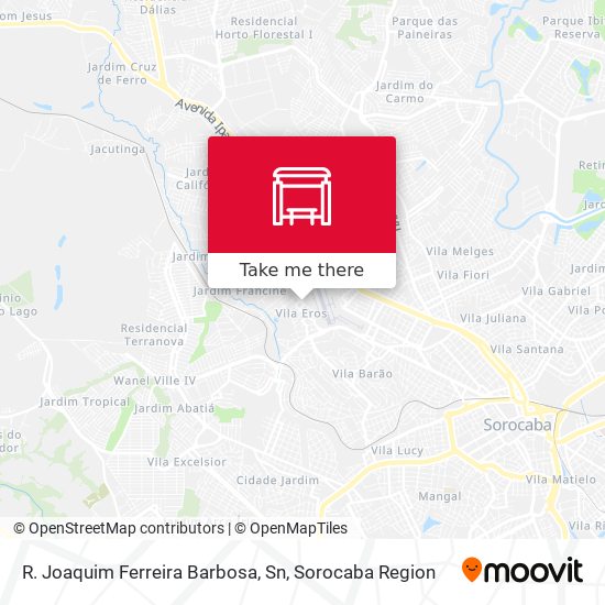 R. Joaquim Ferreira Barbosa, Sn map