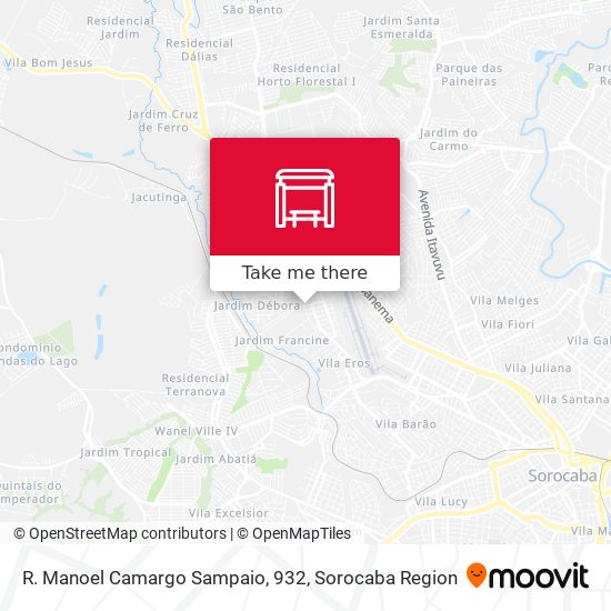 R. Manoel Camargo Sampaio, 932 map