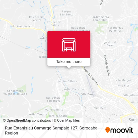 Rua Estanislau Camargo Sampaio 127 map