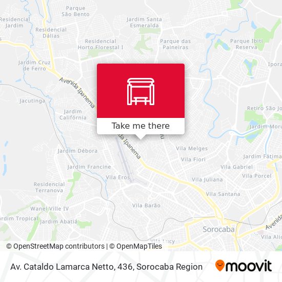 Av. Cataldo Lamarca Netto, 436 map