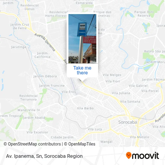 Av. Ipanema, Sn map