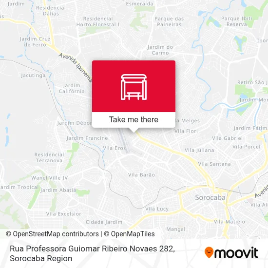 Rua Professora Guiomar Ribeiro Novaes 282 map