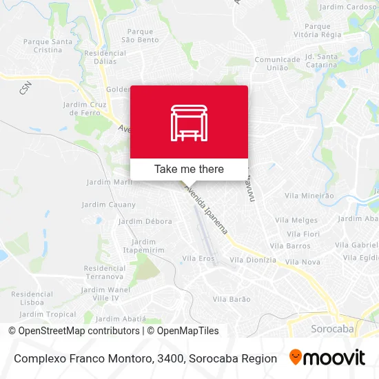 Complexo Franco Montoro, 3400 map