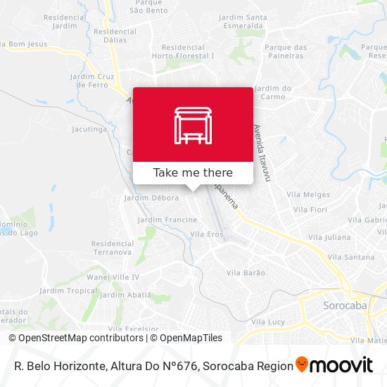 R. Belo Horizonte, Altura Do Nº676 map