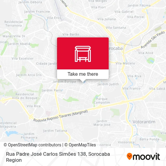 Rua Padre José Carlos Simões 138 map